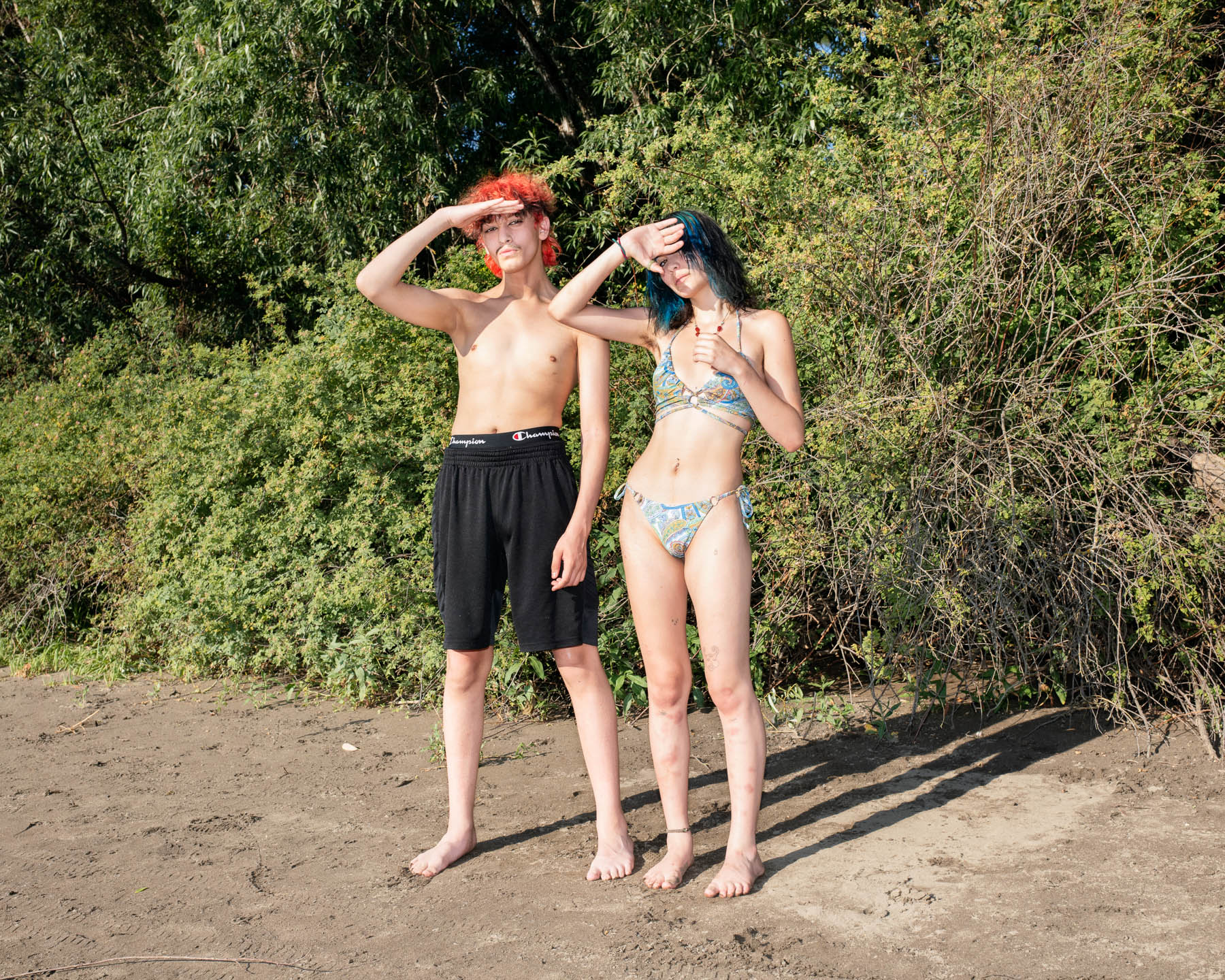 Isaiah Vankova and Sofia Zambrano, both 18, stand on the bank of the Willamette River near Sellwood Riverfront Park on June 27. Record-shattering heat in Portland, where that day it was hotter than Dubai, would lead to canceled summer school programs and shuttered restaurants and other [businesses](https://time.com/6077792/heat-wave-businesses/). The next day, calling the heat [“too dangerous,”](https://twitter.com/PDXParksandRec/status/1409592283477938177) the city’s parks-and-recreation department [closed](https://twitter.com/pdxparksandrec/status/1409592158458314752) outdoor pools after lifeguards suffered “heat-related illnesses.”