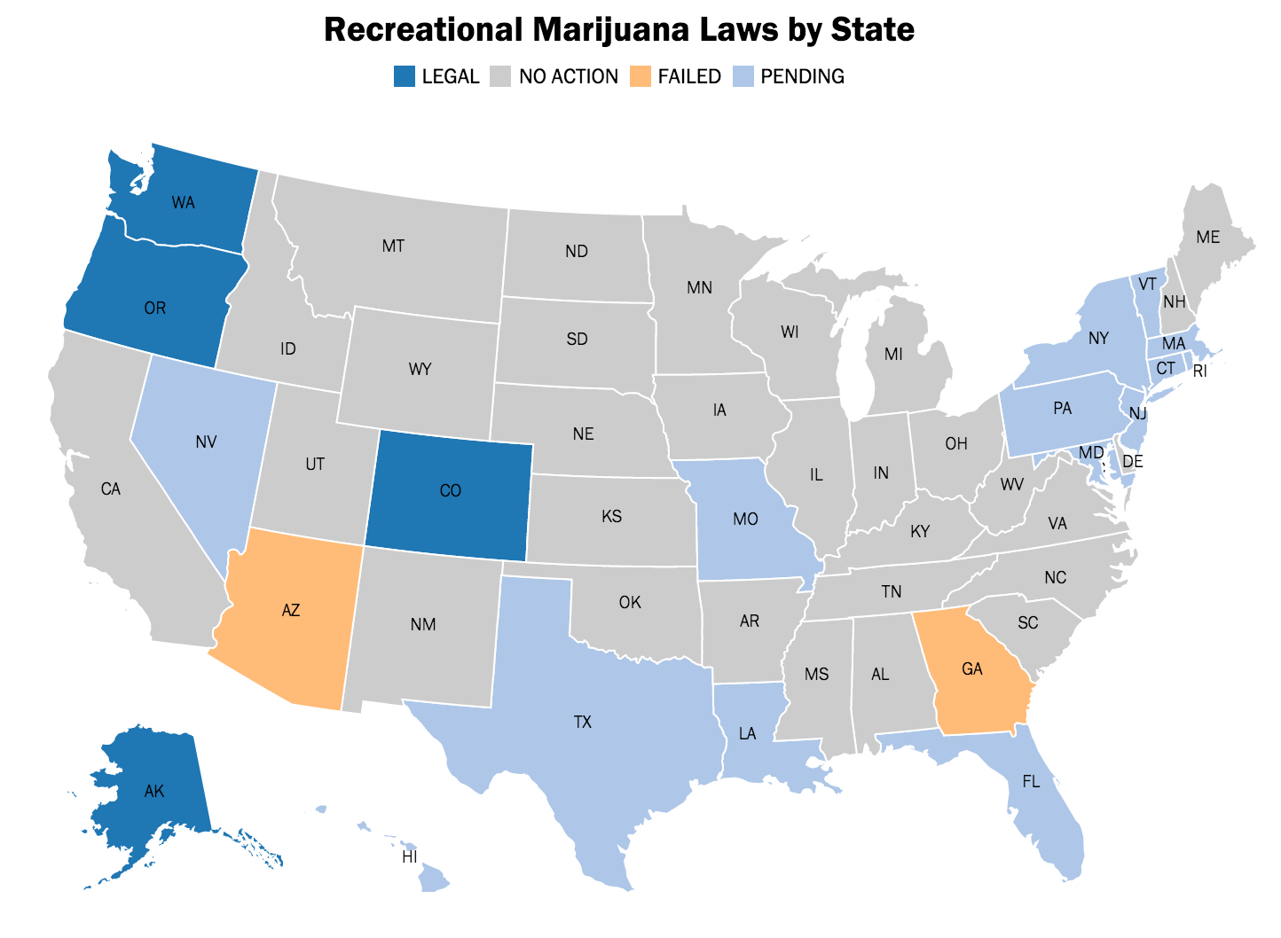 April 20: 4/20 Marijuana Laws State by State Map Guide | Time