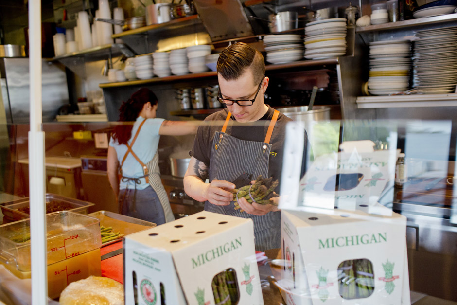 James Rigato transformed an old diner in Hazel Park into Mabel Gray where he showcases Michigan ingredients.